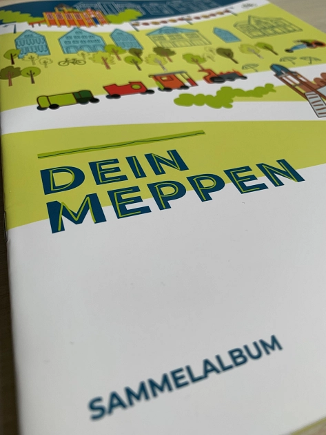 Cover vom Meppener Stickeralbum&nbsp;&copy;&nbsp;Stadt Meppen