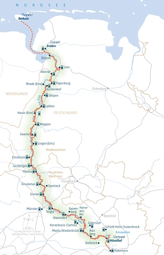 EmsRadweg karte.png&nbsp;&copy;&nbsp;Interessengemeinschaft Emsradweg