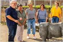 Herzog- und Kumpan-Tour – Gruppe unterwegs in Emsbüren ©VVV Emsbüren e.V