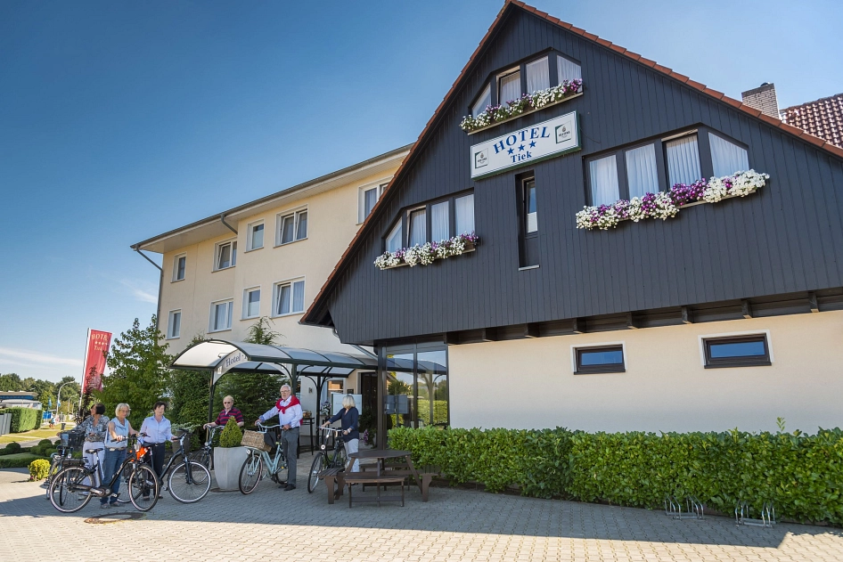 Das Hotel Tiek von außen