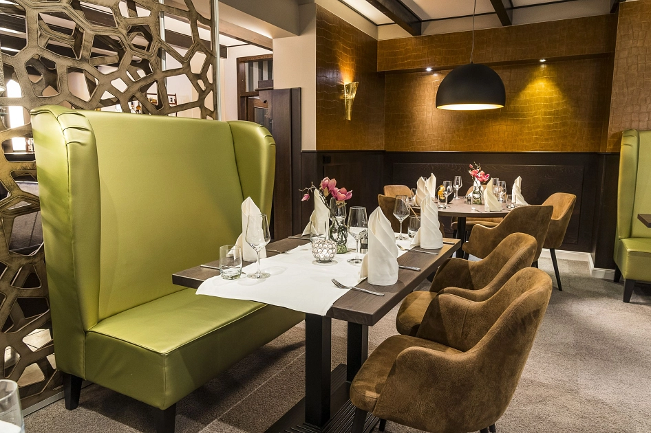Das Hotelrestaurant im Hotel Tiek.