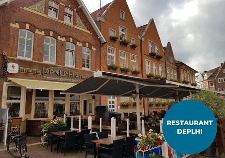 Restaurant Delphi von innen.