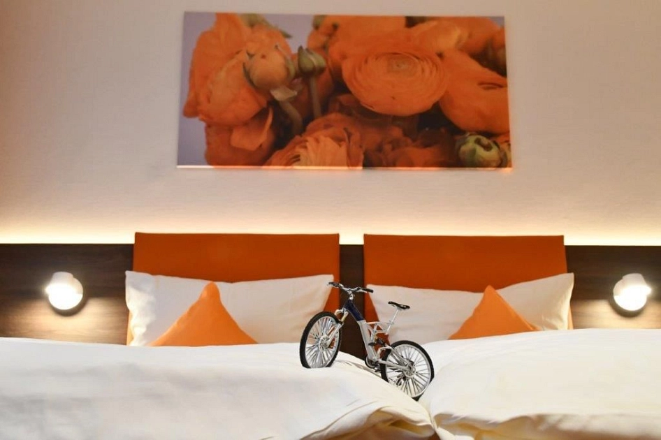 Doppelzimmer im Hotel Schmidt am Markt.
